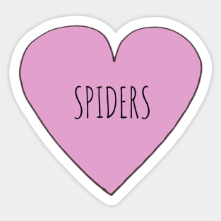 Spider Love Sticker